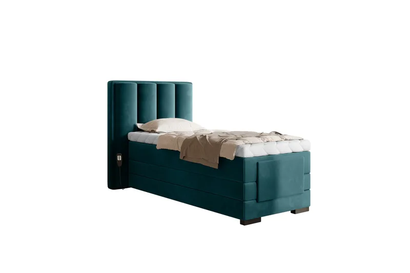 Banti Ställbar Kontinentalsäng 90x200 cm - Turkos - Möbler - Sovrum - Sängar - Ställbara sängar