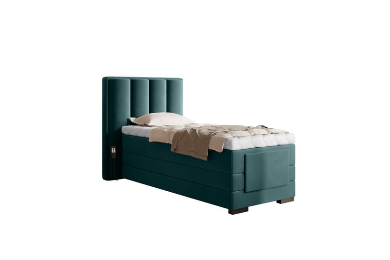 Banti Ställbar Kontinentalsäng 90x200 cm - Turkos - Möbler - Sovrum - Sängar - Ställbara sängar