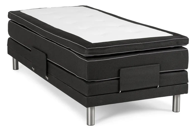 Detroit Ställbar Säng 90x200 cm Höj och sänkbar - Svart - Möbler - Sovrum - Sängar - Ställbara sängar