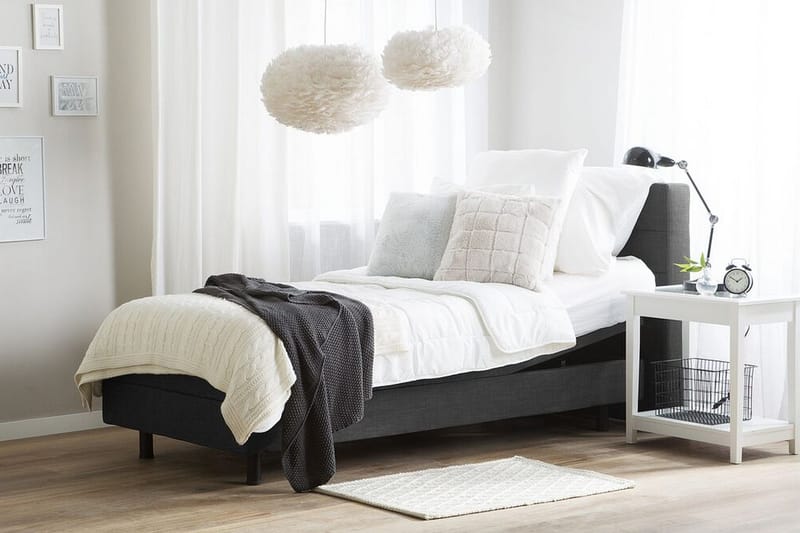 Kabbebo Säng Ställbar 80x200cm - Grå - Möbler - Sovrum - Sängar - Ställbara sängar
