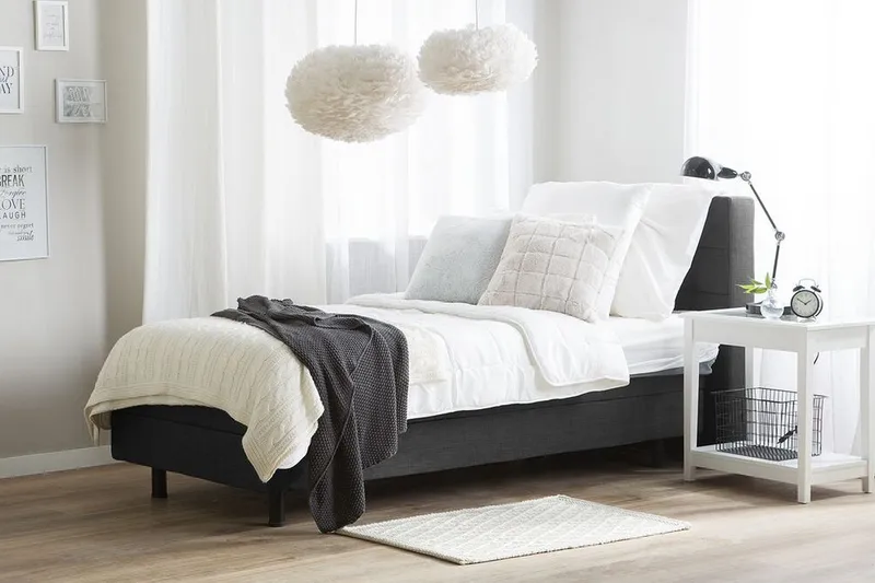 Kabbebo Säng Ställbar 80x200cm - Grå - Möbler - Sovrum - Sängar - Ställbara sängar