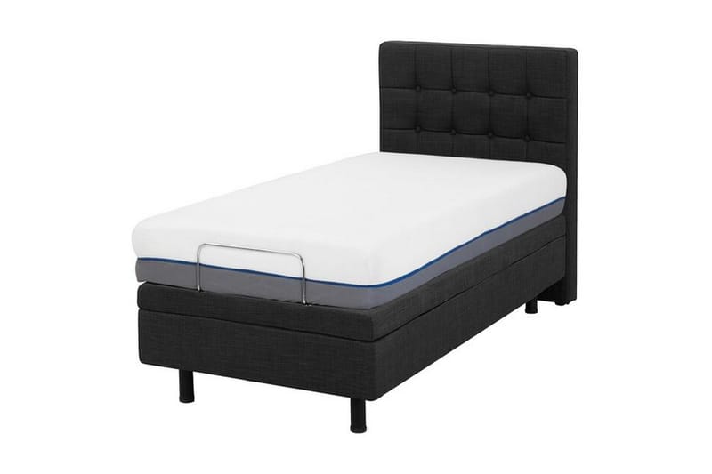 KARLABY Säng Ställbar 80x200 cm Grå - Möbler - Sovrum - Sängar - Ställbara sängar