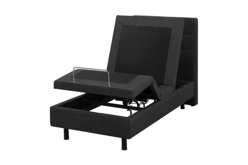 KARLABY Säng Ställbar 80x200 cm Grå - Möbler - Sovrum - Sängar - Ställbara sängar