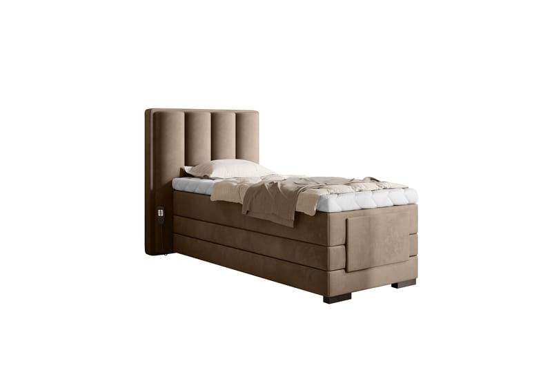 Naoto Ställbar Kontinentalsäng 90x200 cm Beige - Möbler - Sovrum - Sängar - Ställbara sängar