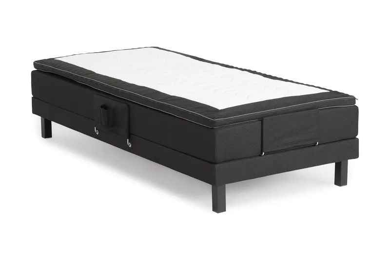Royal Justerbar Kontinentalsäng 90x200 - Svart - Möbler - Sovrum - Sängar - Ställbara sängar