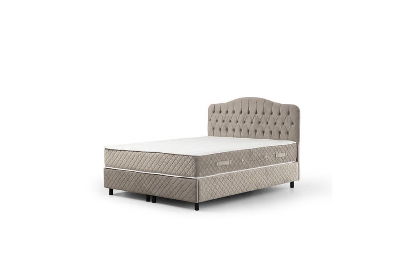 Subash Komplett Sängpaket 160x200 cm - Beige - Möbler - Sovrum - Sängar - Komplett Sängpaket