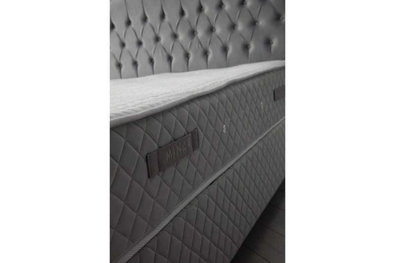 Subash Komplett Sängpaket 160x200 cm - Grå - Möbler - Sovrum - Sängar - Komplett Sängpaket
