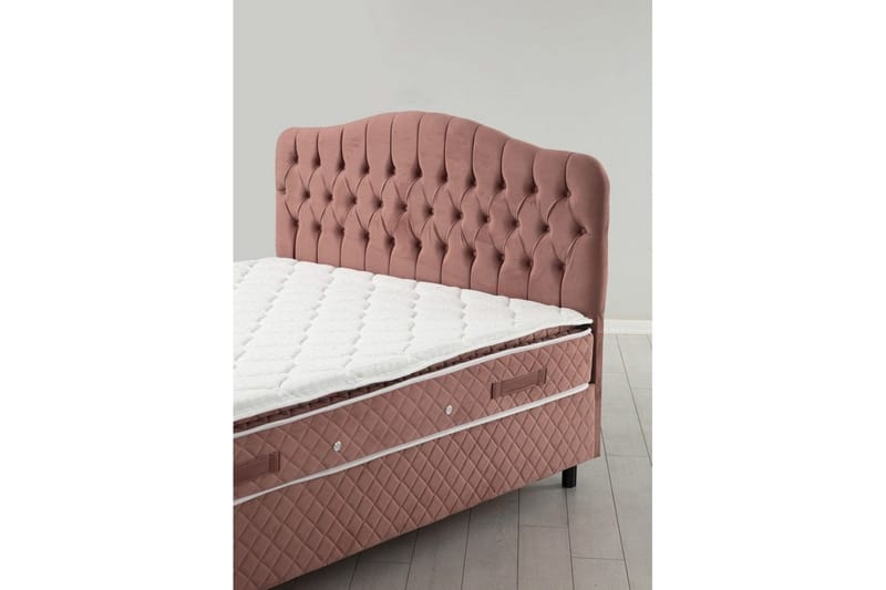 Subash Komplett Sängpaket 160x200 cm - Rosa - Möbler - Sovrum - Sängar - Komplett Sängpaket