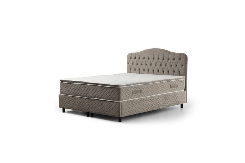 Subato Sängpaket Kontinentalsäng 160x200 cm - Beige - Möbler - Sovrum - Sängar - Komplett Sängpaket