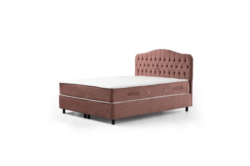 Subato Sängpaket Kontinentalsäng 160x200 cm - Rodnadsrosa - Möbler - Sovrum - Sängar - Komplett Sängpaket