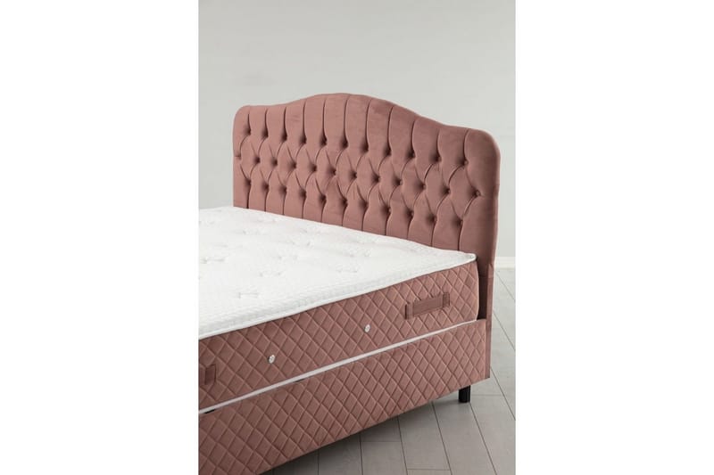 Subato Sängpaket Kontinentalsäng 160x200 cm - Rodnadsrosa - Möbler - Sovrum - Sängar - Komplett Sängpaket