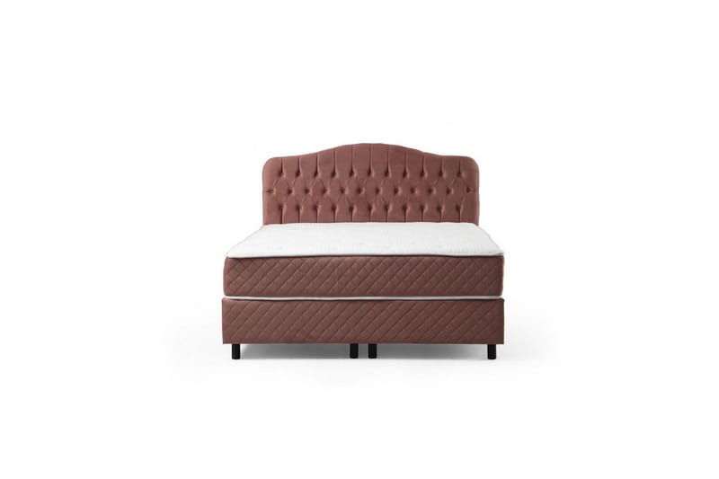 Subato Sängpaket Kontinentalsäng 160x200 cm - Rodnadsrosa - Möbler - Sovrum - Sängar - Komplett Sängpaket