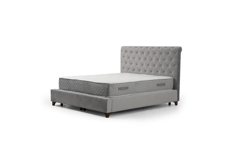 Subra Komplett Sängpaket 140x200 cm - Grå - Möbler - Sovrum - Sängar - Komplett Sängpaket