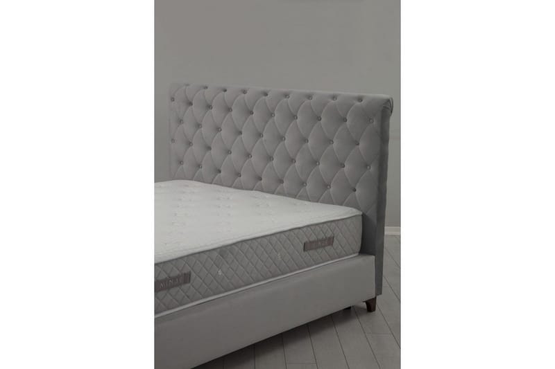Subra Komplett Sängpaket 140x200 cm - Grå - Möbler - Sovrum - Sängar - Komplett Sängpaket