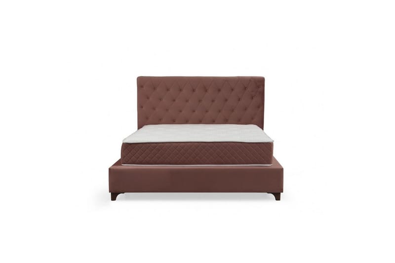 Subra Komplett Sängpaket 160x200 cm - Korallrosa - Möbler - Sovrum - Sängar - Komplett Sängpaket