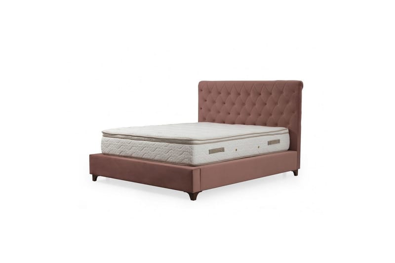 Subra Komplett Sängpaket 160x200 cm - Rodnadsrosa - Möbler - Sovrum - Sängar - Komplett Sängpaket