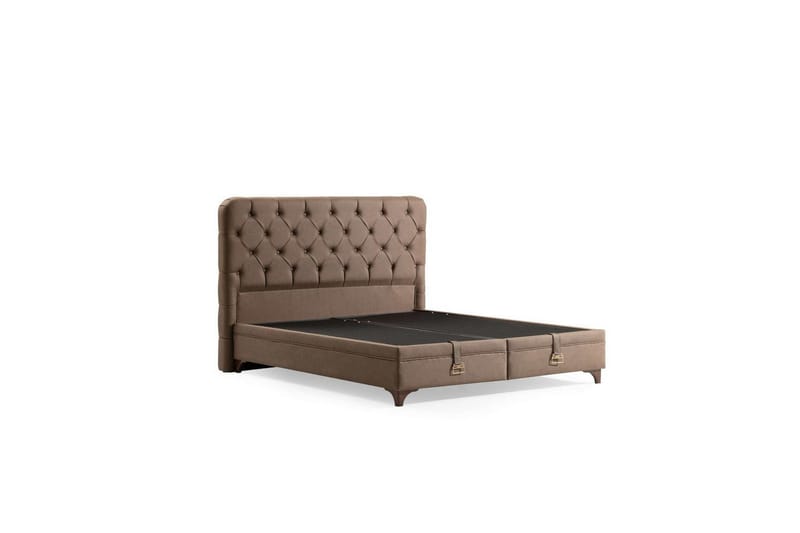 Subva Sängpaket Ramsäng 100x190 cm - Brun - Möbler - Sovrum - Sängar - Komplett Sängpaket