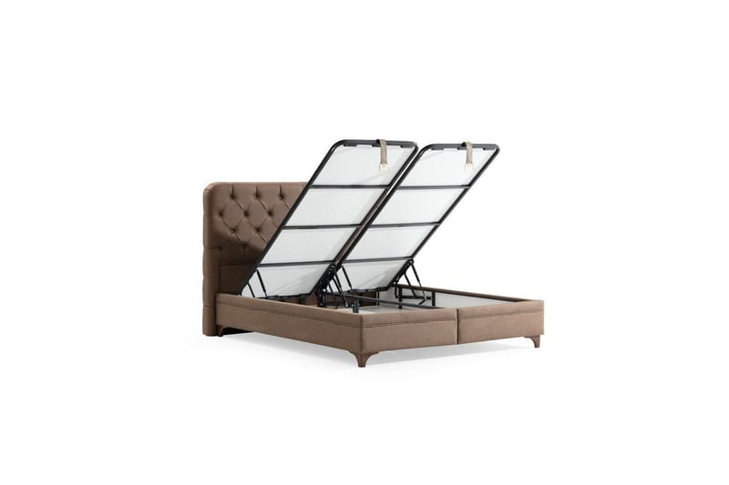 Subva Sängpaket Ramsäng 100x190 cm - Brun - Möbler - Sovrum - Sängar - Komplett Sängpaket