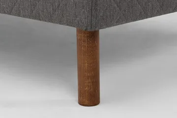Sundborn Ramsäng 105x200 Medelfast Latex - Grå - Möbler - Sovrum - Sängar - Enkelsängar