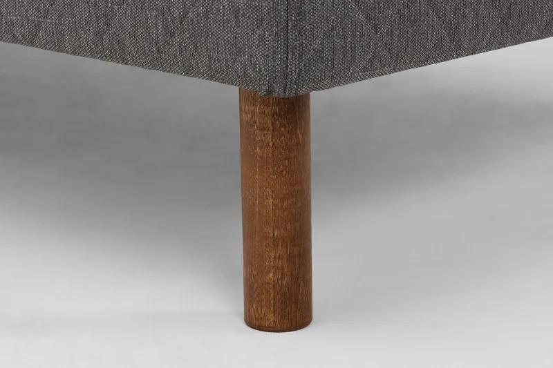 Sundborn Ramsäng 105x200 Medelfast Latex - Grå - Möbler - Sovrum - Sängar - Enkelsängar