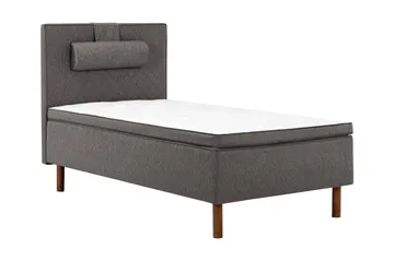 Sundborn Ramsäng 105x200 Medelfast Latex - Grå - Möbler - Sovrum - Sängar - Enkelsängar