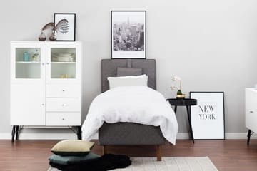 Sundborn Ramsäng 90x200 cm - Grå - Möbler - Sovrum - Sängar - Enkelsängar