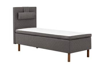 Sundborn Ramsäng 90x200 Medelfast Latex - Grå - Möbler - Sovrum - Sängar - Enkelsängar