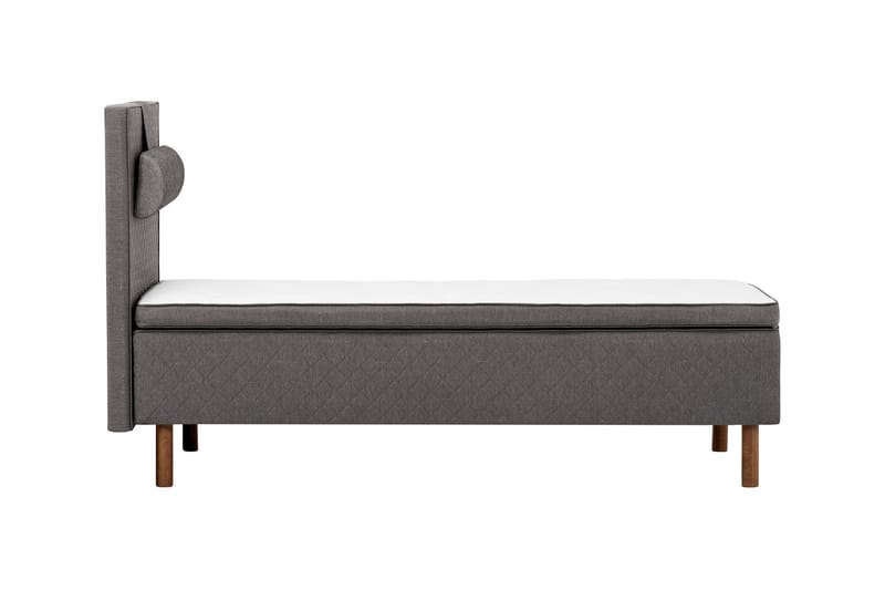 Sundborn Ramsäng 90x200 Medelfast Latex - Grå - Möbler - Sovrum - Sängar - Enkelsängar