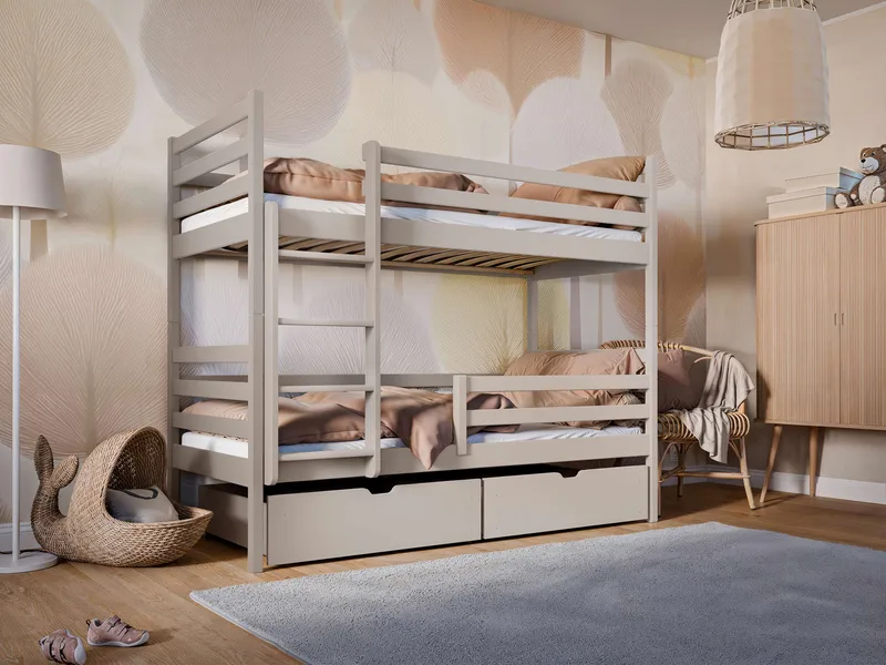 Suno Våningssäng Två Liggplatser 90x190 cm - Beige - Möbler - Sovrum - Sängar - Våningssängar & loftsängar