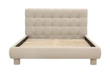 Teddy Komplett Sängpaket Sängram med Madrass 120x200 cm - Beige - Möbler - Sovrum - Sängar - Komplett Sängpaket