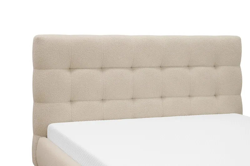 Teddy Komplett Sängpaket Sängram med Madrass 120x200 cm - Beige - Möbler - Sovrum - Sängar - Komplett Sängpaket