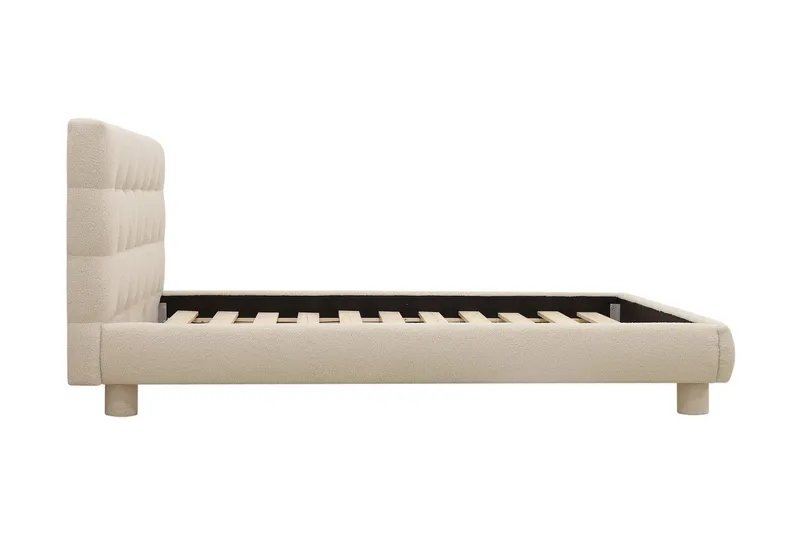 Teddy Komplett Sängpaket Sängram med Madrass 120x200 cm - Beige - Möbler - Sovrum - Sängar - Komplett Sängpaket