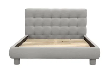 Teddy Komplett Sängpaket Sängram med Madrass 120x200 cm - Grå - Möbler - Sovrum - Sängar - Komplett Sängpaket