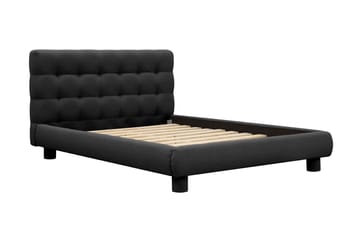 Teddy Komplett Sängpaket Sängram med Madrass 120x200 cm - Svart - Möbler - Sovrum - Sängar - Komplett Sängpaket