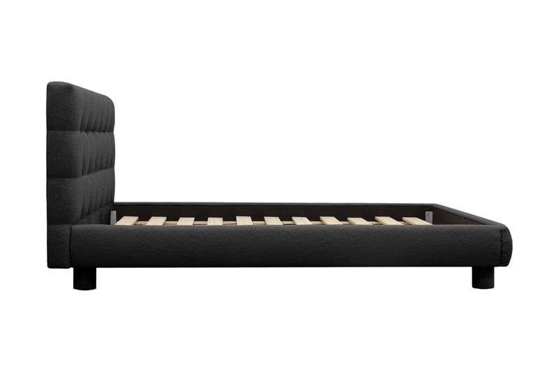 Teddy Komplett Sängpaket Sängram med Madrass 120x200 cm - Svart - Möbler - Sovrum - Sängar - Komplett Sängpaket