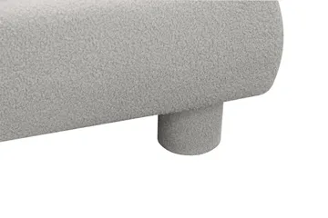 Teddy Komplett Sängpaket Sängram med Madrass 140x200 cm - Grå - Möbler - Sovrum - Sängar - Komplett Sängpaket