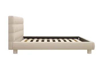 Teddy Komplett Sängpaket Sängram med Madrass 160x200 cm - Beige - Möbler - Sovrum - Sängar - Komplett Sängpaket