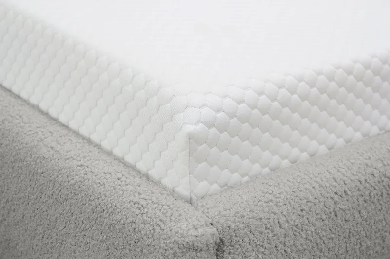 Teddy Komplett Sängpaket Sängram med Madrass 160x200 cm - Grå - Möbler - Sovrum - Sängar - Komplett Sängpaket