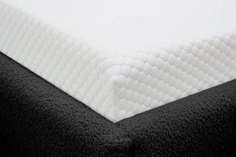 Teddy Komplett Sängpaket Sängram med Madrass 160x200 cm - Svart - Möbler - Sovrum - Sängar - Komplett Sängpaket