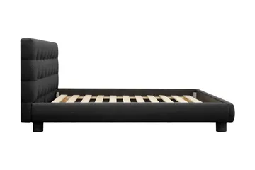 Teddy Komplett Sängpaket Sängram med Madrass 160x200 cm - Svart - Möbler - Sovrum - Sängar - Komplett Sängpaket