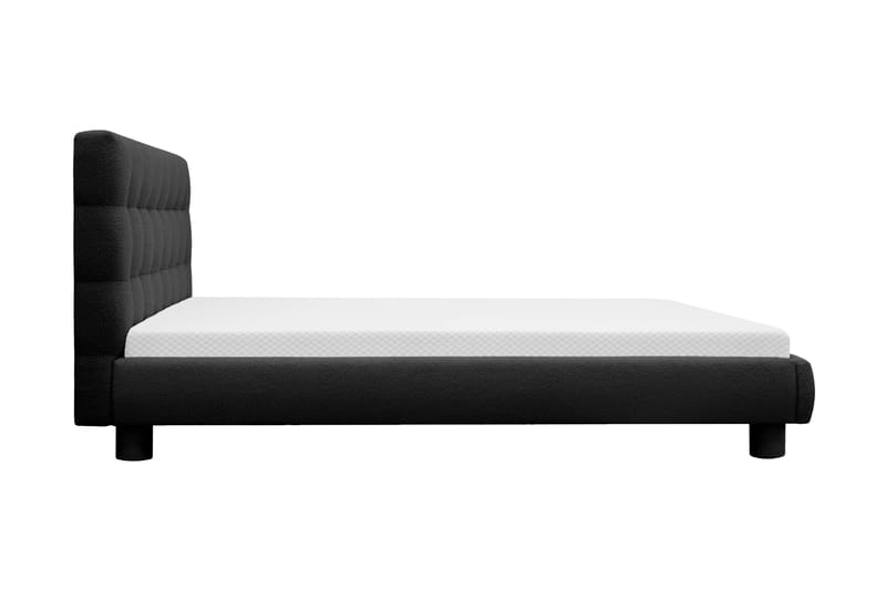 Teddy Komplett Sängpaket Sängram med Madrass 160x200 cm - Svart - Möbler - Sovrum - Sängar - Komplett Sängpaket