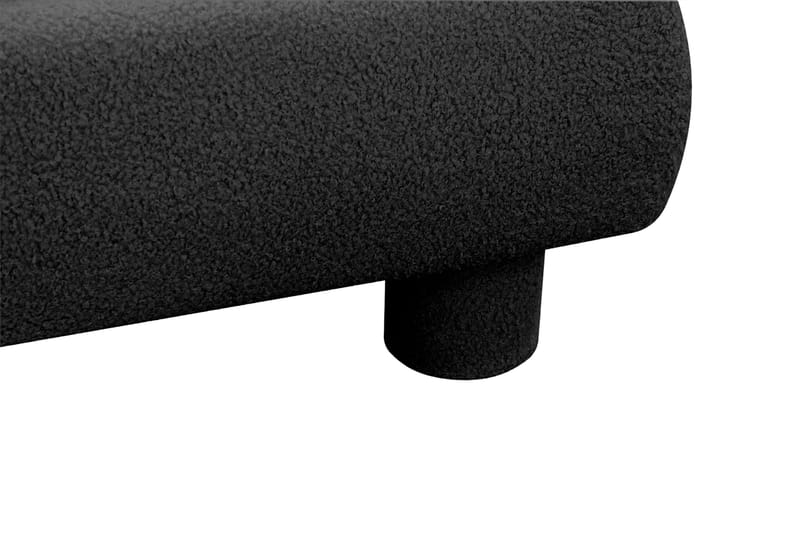 Teddy Komplett Sängpaket Sängram med Madrass 160x200 cm - Svart - Möbler - Sovrum - Sängar - Komplett Sängpaket