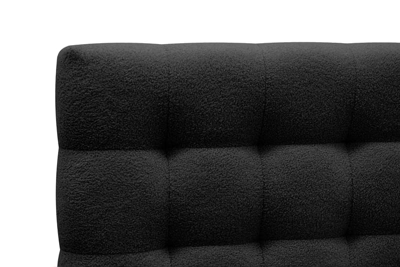 Teddy Komplett Sängpaket Sängram med Madrass 160x200 cm - Svart - Möbler - Sovrum - Sängar - Komplett Sängpaket