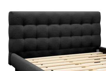 Teddy Komplett Sängpaket Sängram med Madrass 160x200 cm - Svart - Möbler - Sovrum - Sängar - Komplett Sängpaket