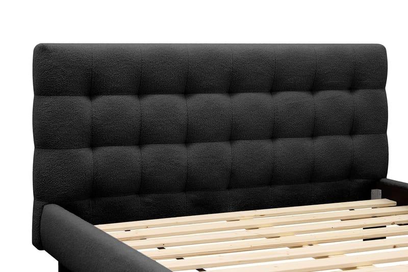 Teddy Komplett Sängpaket Sängram med Madrass 160x200 cm - Svart - Möbler - Sovrum - Sängar - Komplett Sängpaket