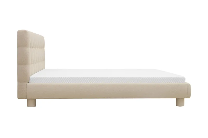 Teddy Komplett Sängpaket Sängram med Madrass 180x200 cm - Beige - Möbler - Sovrum - Sängar - Komplett Sängpaket