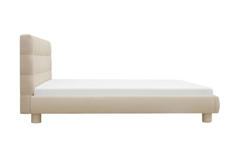 Teddy Komplett Sängpaket Sängram med Madrass 180x200 cm - Beige - Möbler - Sovrum - Sängar - Komplett Sängpaket
