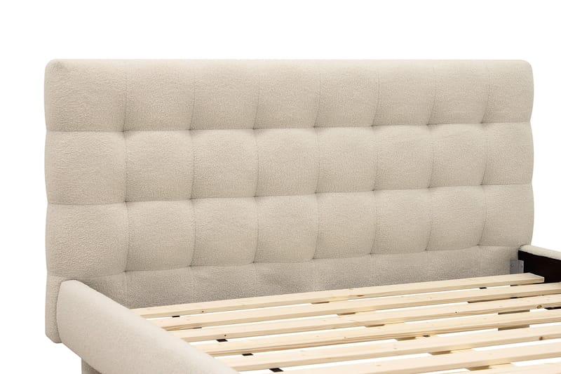 Teddy Komplett Sängpaket Sängram med Madrass 180x200 cm - Beige - Möbler - Sovrum - Sängar - Komplett Sängpaket
