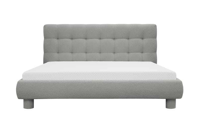 Teddy Komplett Sängpaket Sängram med Madrass 180x200 cm - Grå - Möbler - Sovrum - Sängar - Komplett Sängpaket