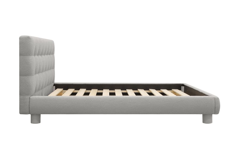 Teddy Komplett Sängpaket Sängram med Madrass 180x200 cm - Grå - Möbler - Sovrum - Sängar - Komplett Sängpaket